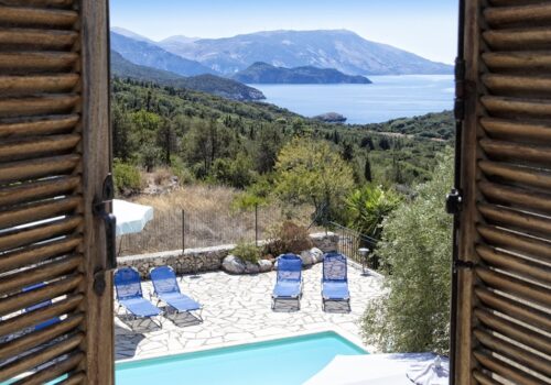 View location / Get in touch - contact The Olive Tree in Kefalonia